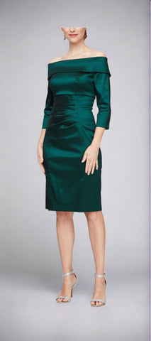 Alex Evenings 8166671 Emerald Green Dress