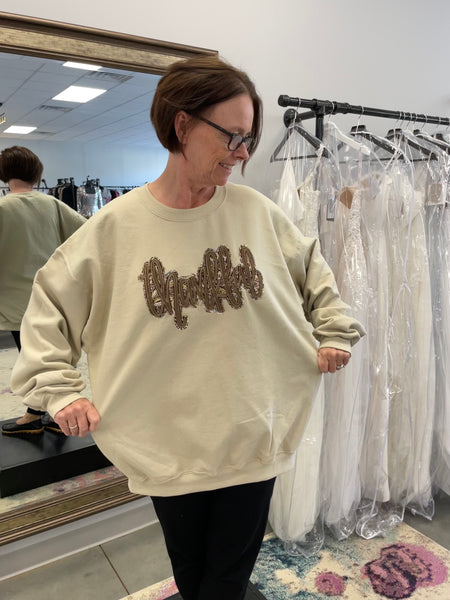 Thankful Khaki Sweatshirt