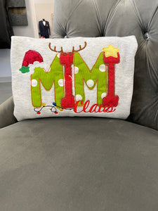 Mimi Claus Embroidered Sweatshirt