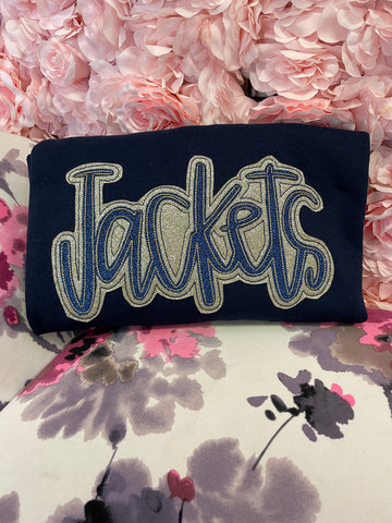 Jackets Appliqué Embroidered Sweatshirt