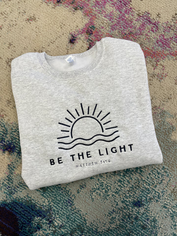 Matthew 5:14 Embroidered Sweatshirt