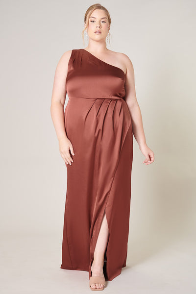 Prestige One Shoulder Maxi Dress Curve