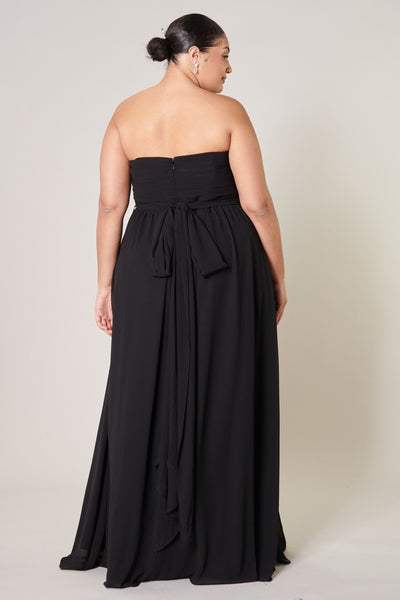 Beloved Ruched Sweetheart Convertible Dress Curve