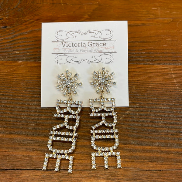 Bride Rhinestone Earrings