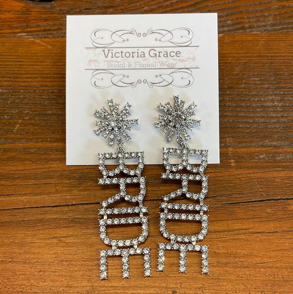 Bride Rhinestone Earrings