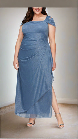 Danae Dusty Blue Gown Style 433026