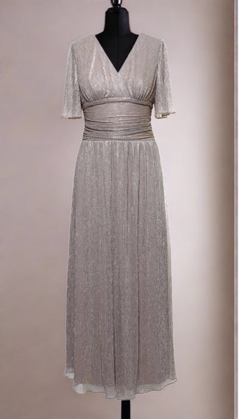 Derik Taupe & Gold Gown