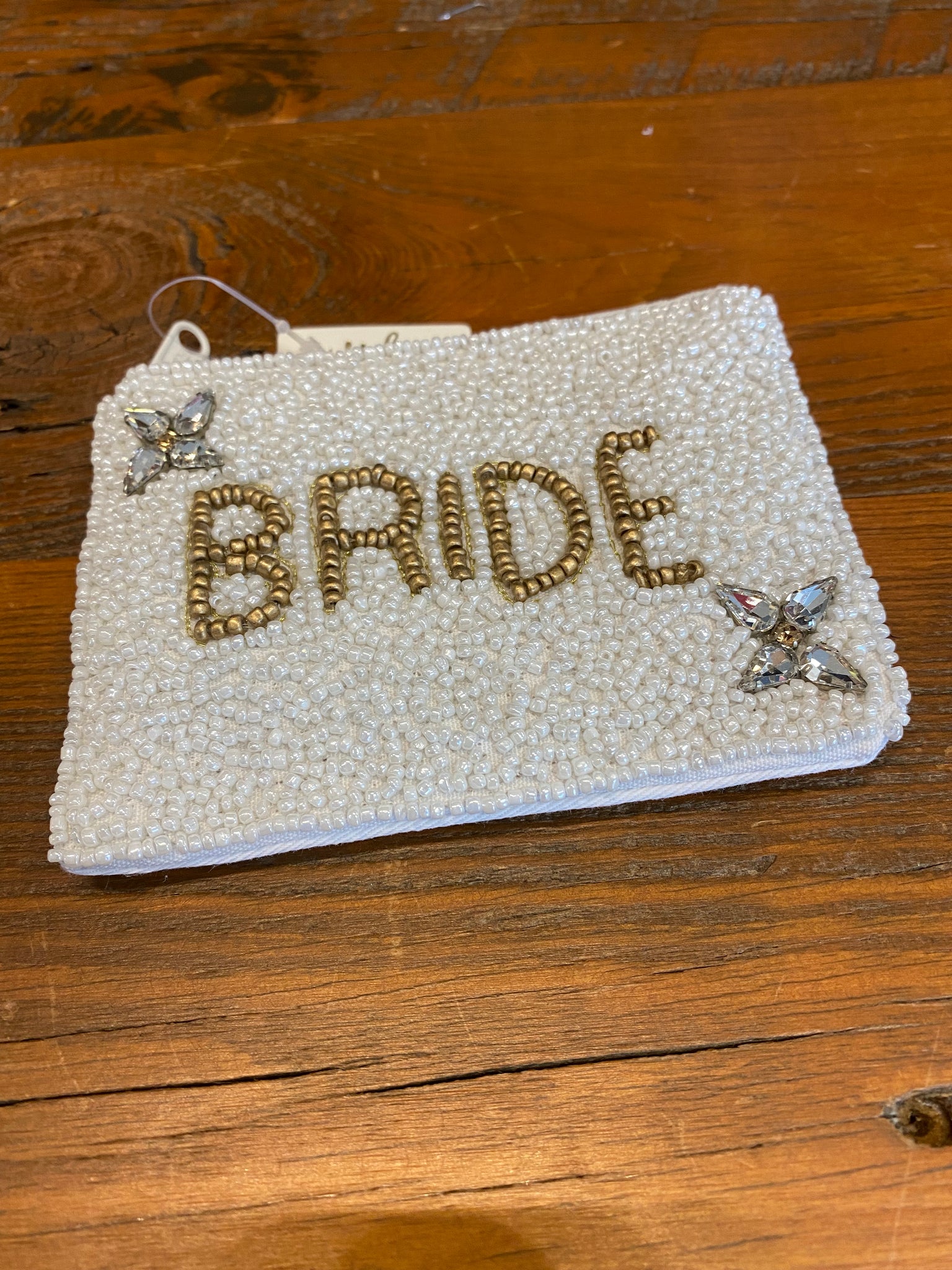 Bride Flower Beaded Wallet