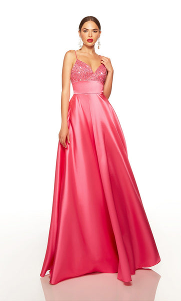 Alyce Paris Gown 1763 Hot Pink