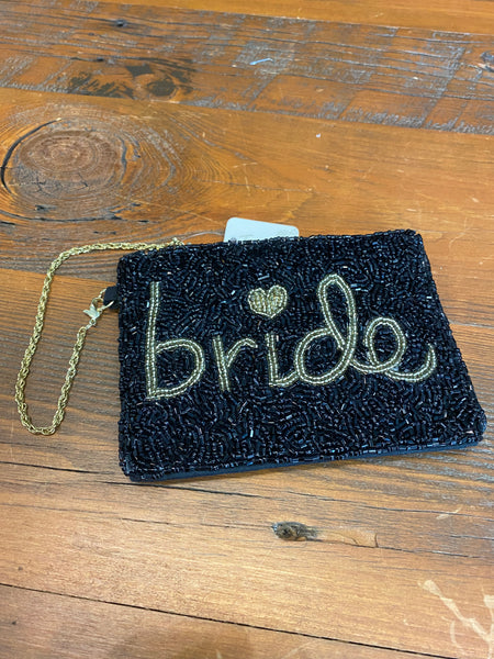 Bride Beaded Wristlet