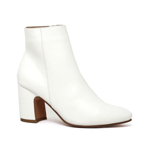 Autumn White Bootie Shoes