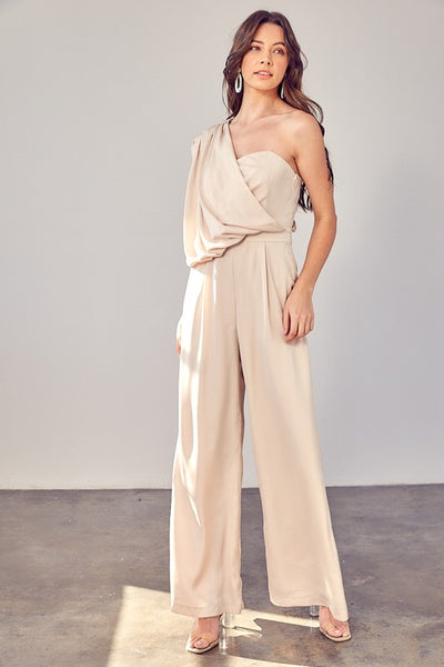 Bea One Shoulder Jumpsuit