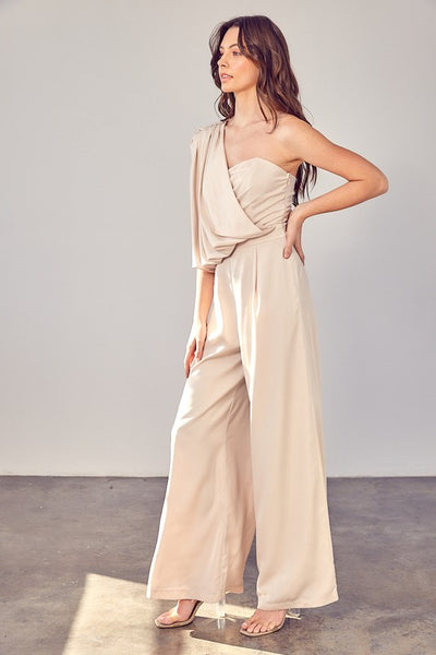 Bea One Shoulder Jumpsuit