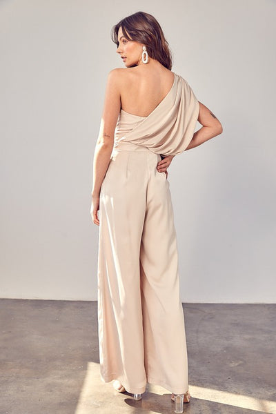 Bea One Shoulder Jumpsuit