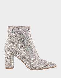 Betsey Johnson Cady Rhinestone Boots, Bootie