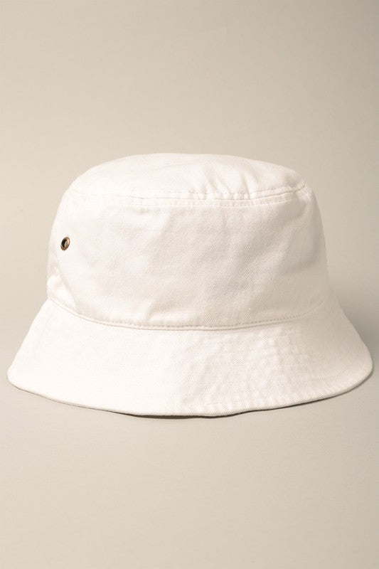 White Bucket Hat - Contact for Persoanlization