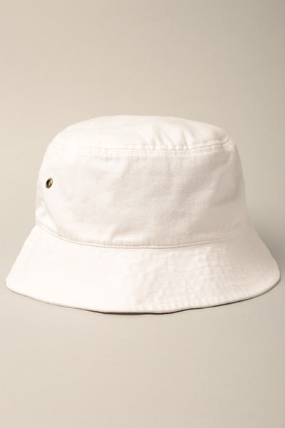 White Bucket Hat - Contact for Persoanlization