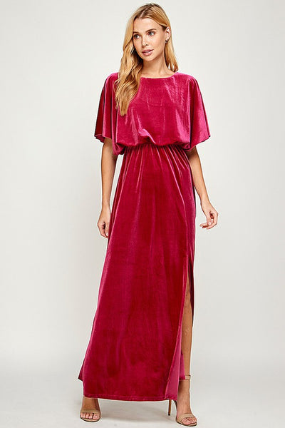 Caroline Velvet Midi