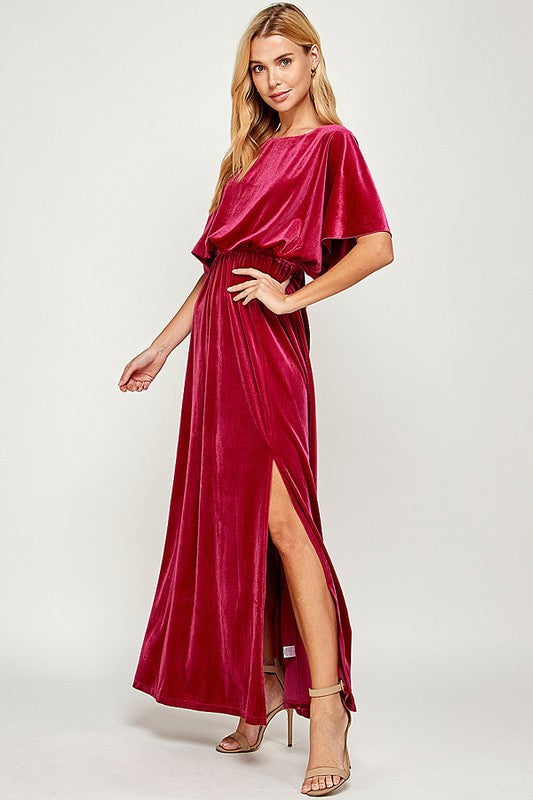 Caroline Velvet Midi