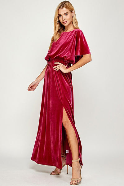 Caroline Velvet Midi
