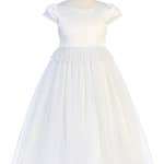 Flower Girl and Communion Dress White Size 4