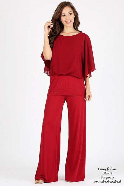 Terry Two Piece Pants Set