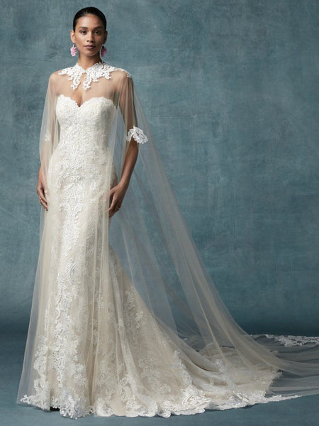 England Dawn Bridal Cape by Maggie Sottero