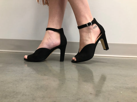 Chinese Laundry Starley Black Peep Toe Heel