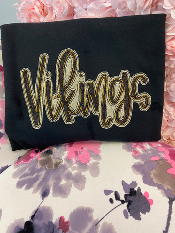 Vikings Custom Embroidered Sweatshirt Style