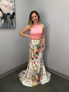 Wildflower Two Piece Formal Gown