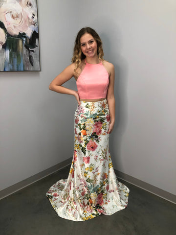 Wildflower Two Piece Formal Gown