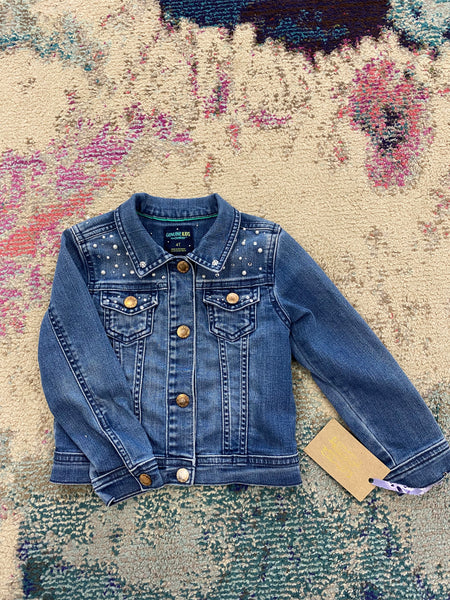 Flower Girl Denim Jacket