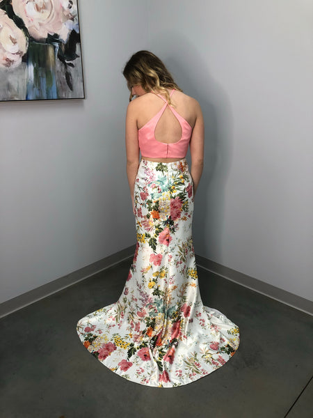 Wildflower Two Piece Formal Gown