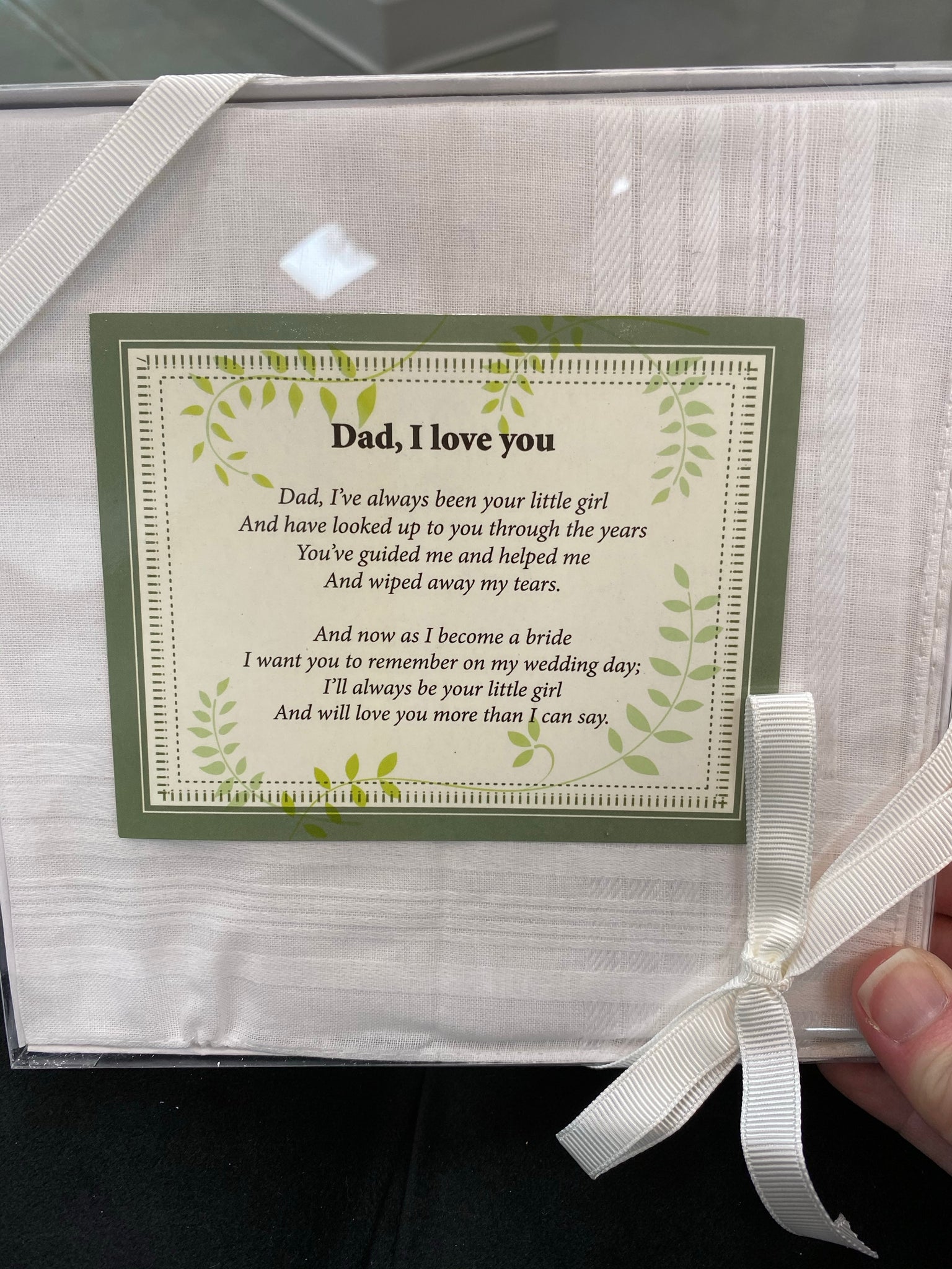 Dad, I Love You Handkerchief